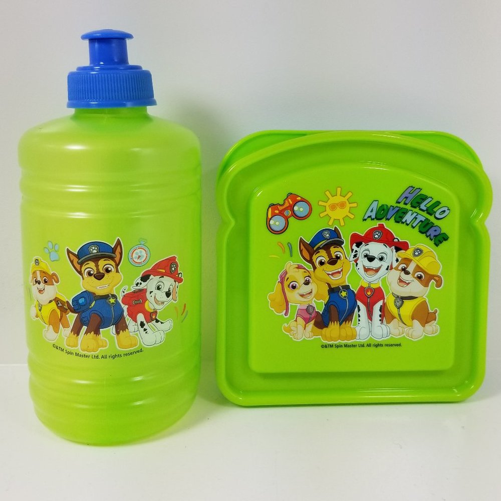 Paw Patrol Water Jug and sandwich holder